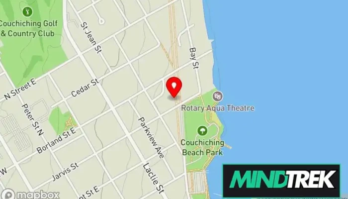 map of Kind Living Yoga studio, Clothing store in Orillia