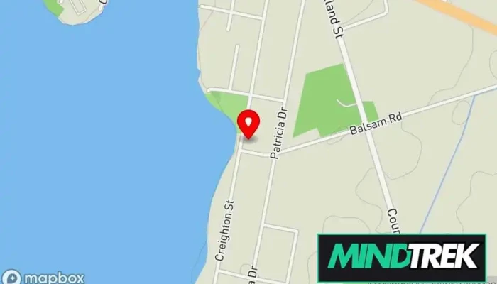 map of LAKESIDE INN Hotel, Casino, Motel, Resort hotel in Orillia