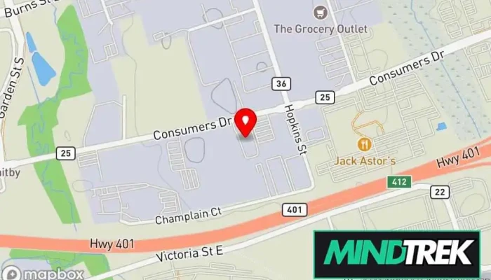 map of Life Restoration Counselling Group (LRCG) Counselor, Family counselor, Marriage or relationship counselor, Mental health clinic, Mental health service, Psychotherapist, Social worker in Whitby
