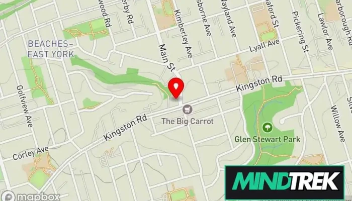 Main St Psychological Centre Map - Toronto