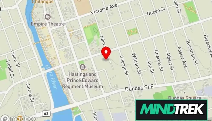map of Mara Young- Counselling- Full Circle Wellness Studios Counselor in Belleville