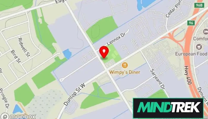 map of Marshall Peter Dr Psychologist in Barrie