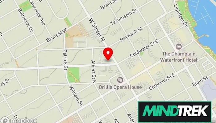 map of Melissa White Fitness/Postpartum Coach Personal trainer, Fitness center, Gym, Yoga instructor in Orillia