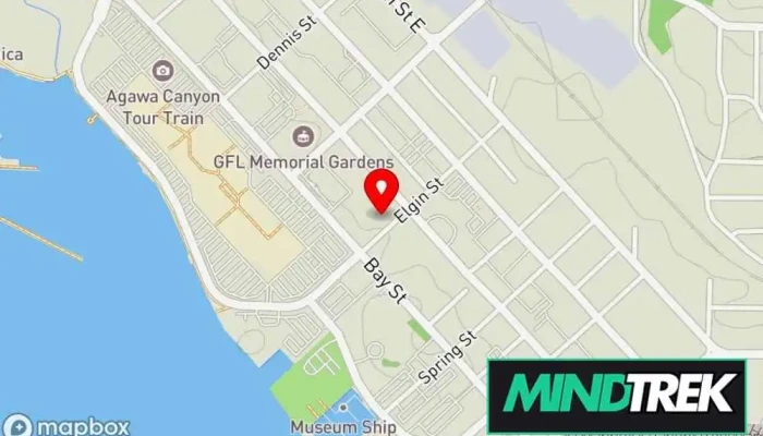 map of Mending Minds Counselling-Julie Myers, MSW, RSW Social worker, Counselor, Psychotherapist in Sault Ste. Marie