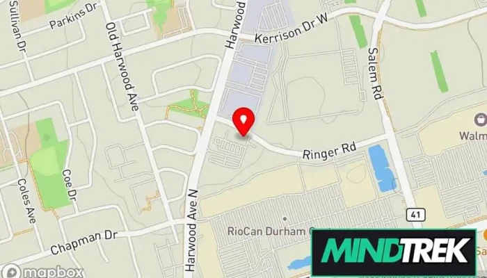 map of Mindful Healing Journey Psychotherapist in Ajax