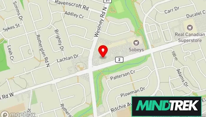 map of Narrative Therapy Centre  in Ajax