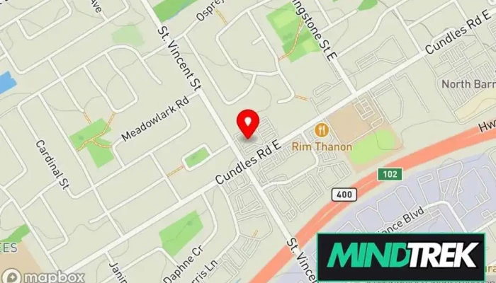 map of New Beginnings Barrie Counselor, Marriage or relationship counselor in Barrie