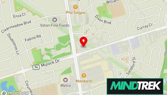 map of New Flow Medical Clinic Medical Center, Chiropractor, Health counselor, Medical equipment supplier, Physical therapy clinic, Psychologist, Rehabilitation center, Social worker, Sports massage therapist in Newmarket