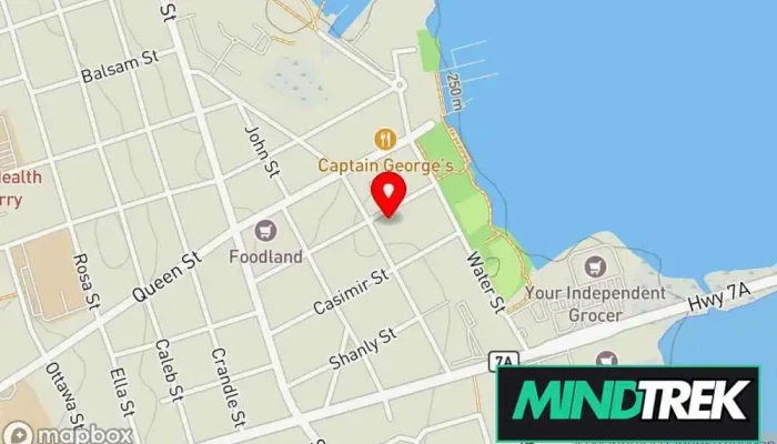 map of North Durham Professional Counsellors Psychologist, Counselor in Port Perry