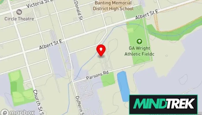 map of Oak and Sands Counselling Services Psychotherapist in Alliston