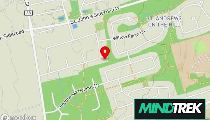 map of Patricia Coley Counselling Services Psychotherapist in Aurora