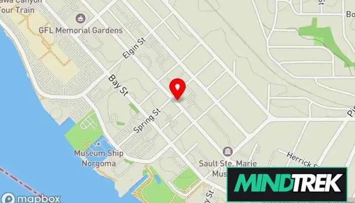 map of Patricia Lebel: Hope and Healing Counselling Psychotherapist, Family counselor in Sault Ste. Marie