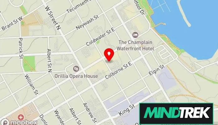 map of ProActive Health Care Massage therapist, Physical therapy clinic in Orillia