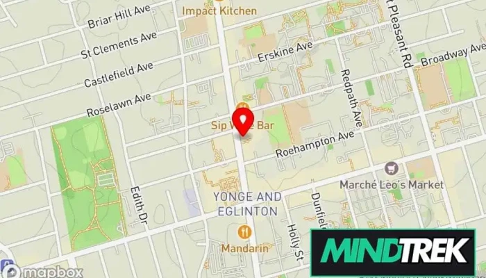 Psychologist Toronto -    Mcdowall Integrative Psychology Healthcare Map - Toronto