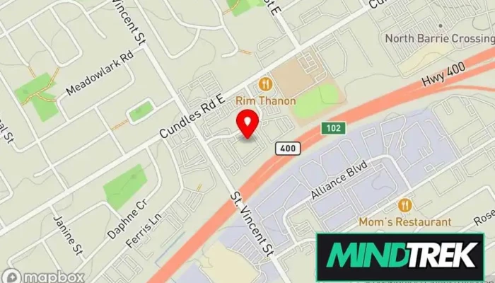 map of Psychology Matters Psychologist, Child psychologist, Mental health clinic, Psychotherapist in Barrie