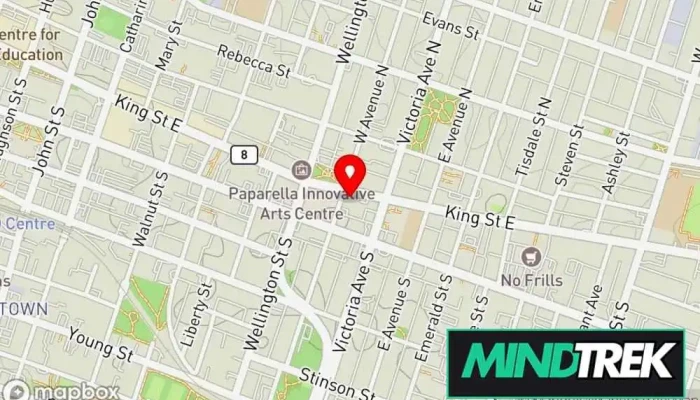 map of Ramsay and Associates Psychologist in Hamilton