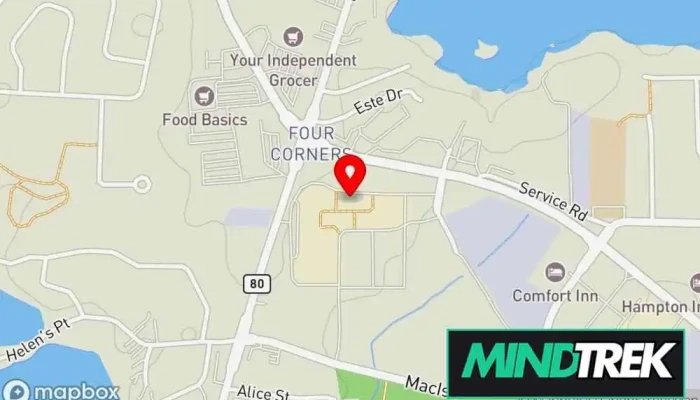 map of Realign Psychotherapy Psychotherapist, Mental health service in Greater Sudbury
