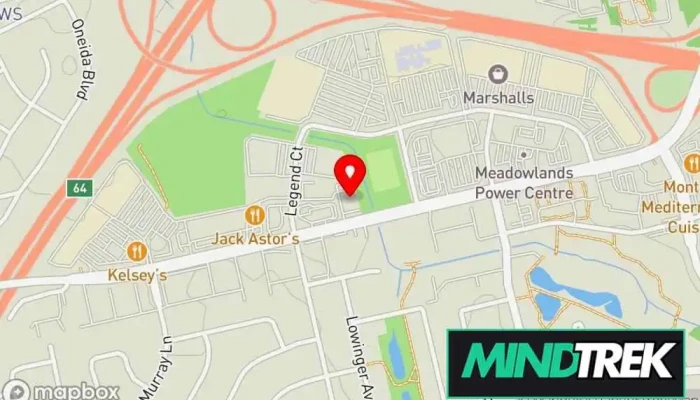 map of Roots in Wellness Psychotherapist, Counselor, Family counselor, Health counselor, Marriage or relationship counselor, Support group, Wellness program in Ancaster