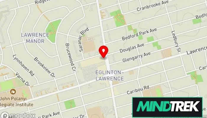 Sarah Chana Radcliffe Psychologist Map - North York