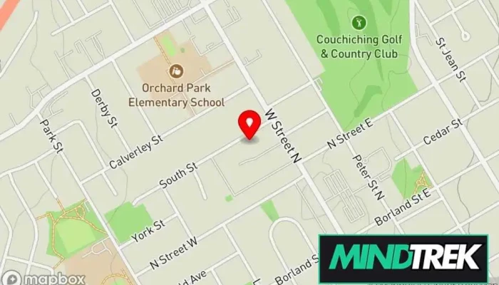 map of Seven South Street Treatment Centre Addiction treatment center, Professional services in Orillia