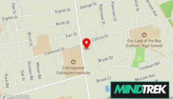 Shift Psychotherapy Janet Nielsen Map - Collingwood