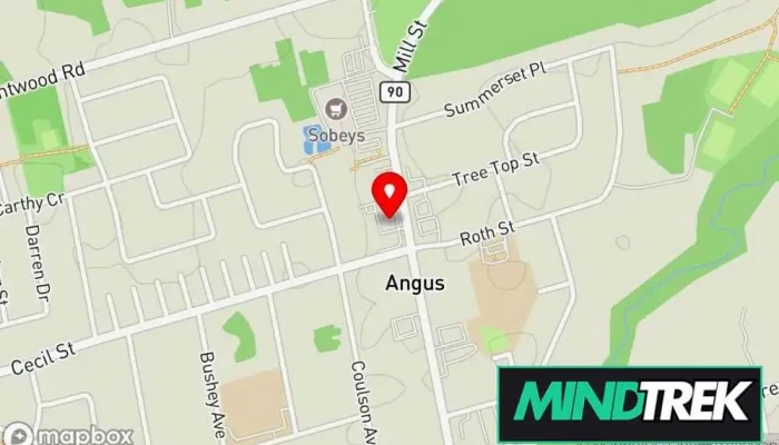 map of Sports Medicine and Rehabilitation - Angus Physical therapist, Chiropractor, Massage therapist, Rehabilitation center, Sports massage therapist, Sports medicine clinic in Angus