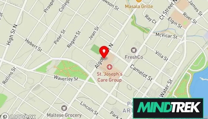 map of St. Joseph's Care Group Support group, Caterer, Hospital, Mental health service in Thunder Bay