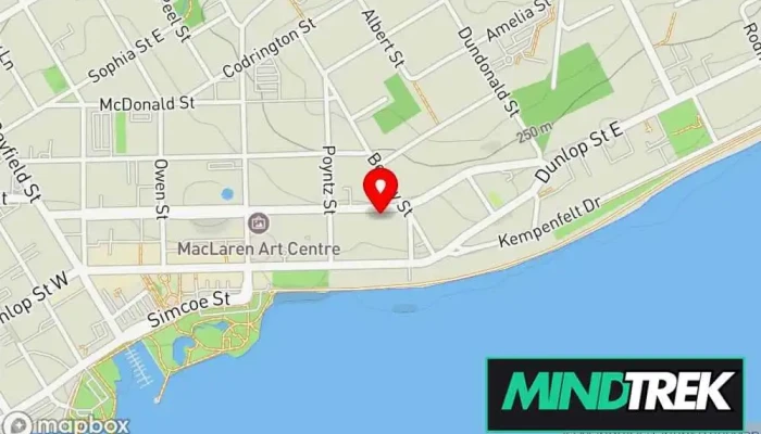 map of Sylvie Graziani Counselling Services | Barrie, On Family counselor, Counselor, Marriage or relationship counselor, Social worker in Barrie