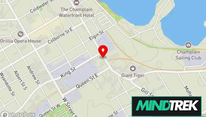 map of Synergy Healthcare Group Chiropractor, Acupuncturist, Massage therapist, Naturopathic practitioner, Physical therapist in Orillia