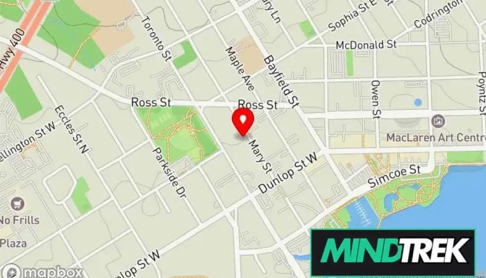 map of Talking Cures - Counselling Psychotherapist in Barrie