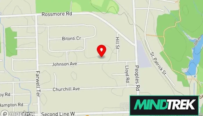map of THRIVE Child Development Centre Child health care centre, Hospital in Sault Ste. Marie