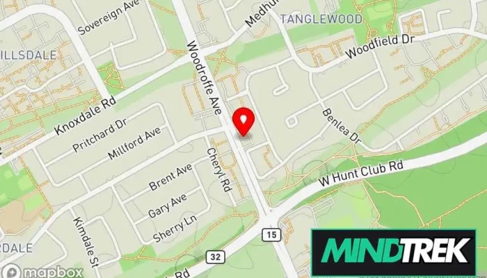 map of Thrive Cognitive Therapy Psychologist in Nepean