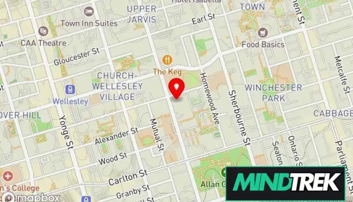 map of VIECLINIC Mental health clinic in Toronto
