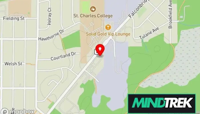 map of Water & Stone Psychotherapy Mental health clinic, Marriage or relationship counselor, Wellness center, Yoga studio in Greater Sudbury