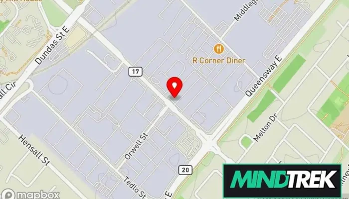 West Toronto Psychotherapy Counselling Map - Mississauga