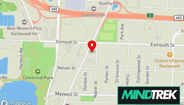 White Pine Psychology Sarnia Lambton Map - Sarnia