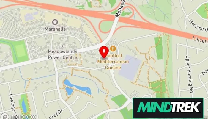 map of Wishbone Athletics - Physiotherapy & Athletic Therapy Physical therapist, Massage therapist, Physical therapy clinic, Rehabilitation center, Sports medicine clinic, Sports medicine physician in Ancaster