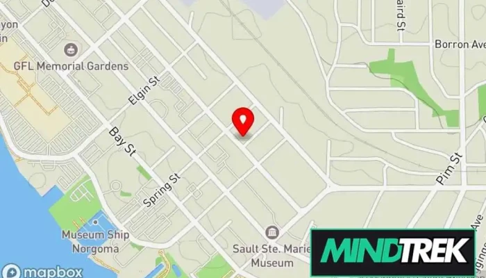 map of Woodstar Counselling and Consulting Mental health service, Counselor in Sault Ste. Marie