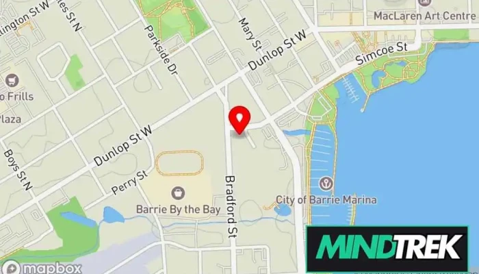map of Words Of Hope Counselling Services Counselor, Family counselor, Marriage or relationship counselor, Mental health clinic, Social services organization in Barrie